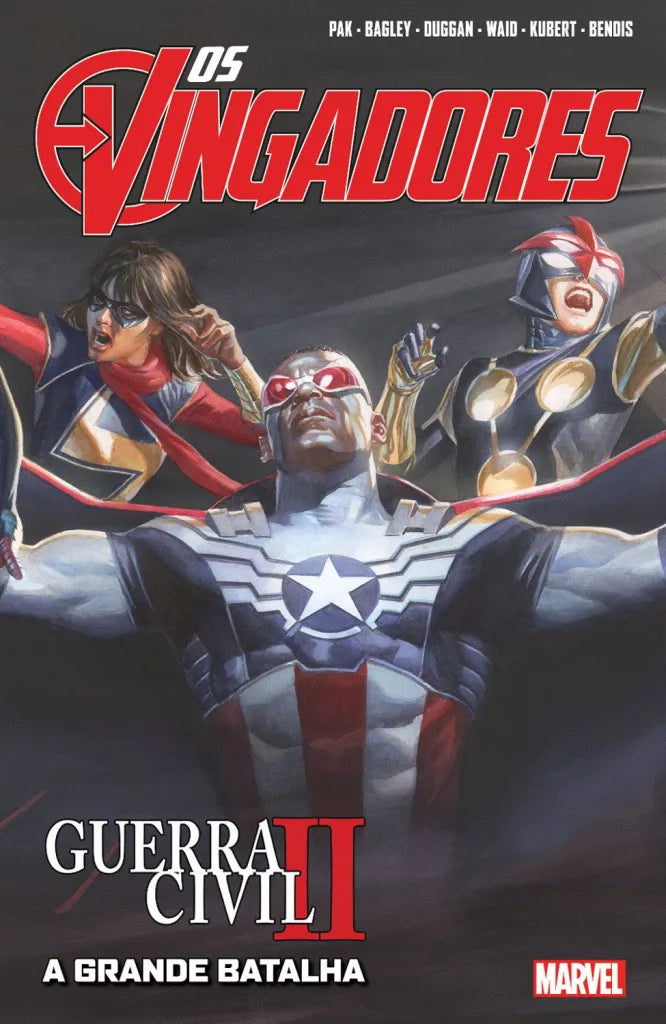 LIVRO BD MARVEL Os Vingadores -Guerra civil II A grande batalha - NOVO