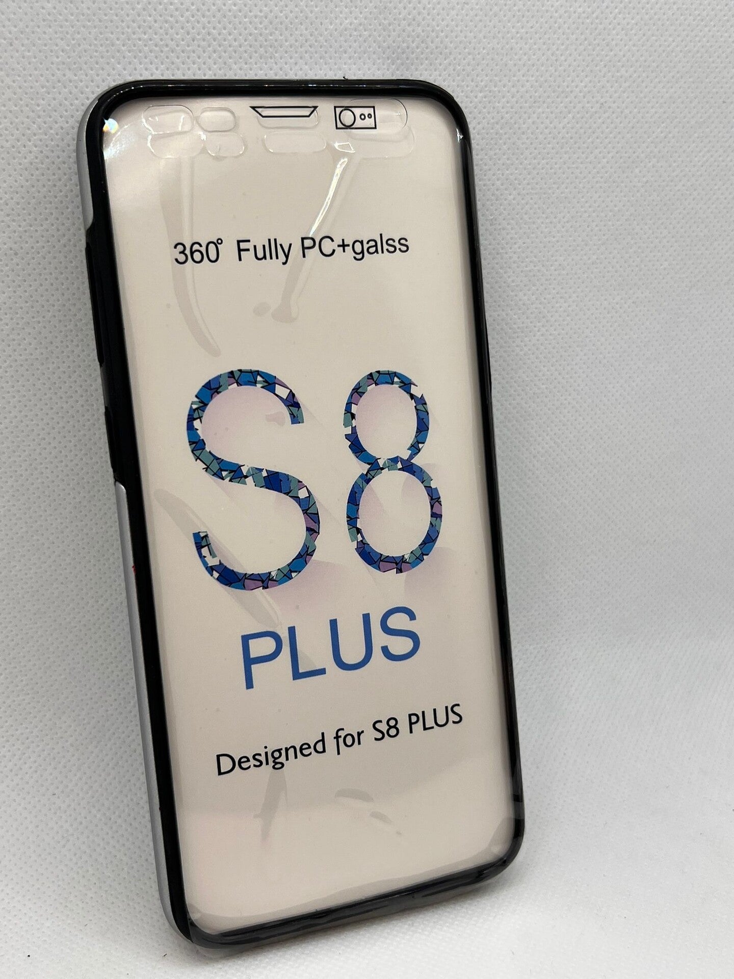 Capa 360º Prateada e Preta Samsung S8 Plus