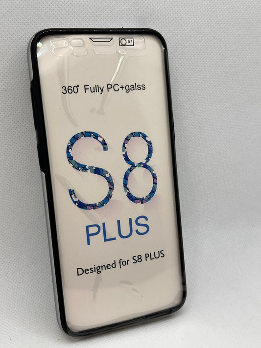 Capa 360º Prateada e Preta Samsung S8 Plus