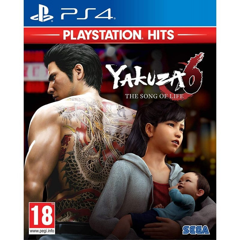 PS4 Yakuza 6 the Song of Life HITS - USADO